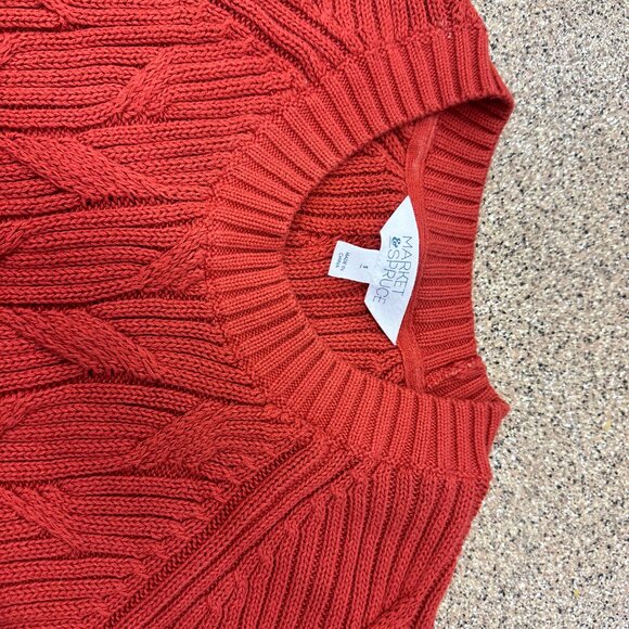 Market & Spruce Demna New Cable Stitch Pullover - Picture 2 of 8